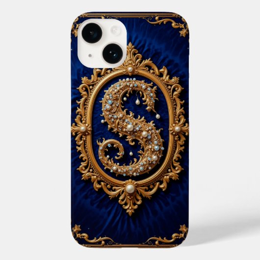 Luxe gouden sierlijke sieradenontwerp Case-Mate iPhone case (Achterkant)