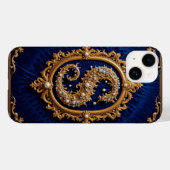 Luxe gouden sierlijke sieradenontwerp Case-Mate iPhone case (Achterkant (horizontaal))