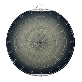 Luxe Gouden Spiraal Moderne Navy Dartbord