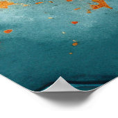 Luxe gouden stijl poster (Hoek)