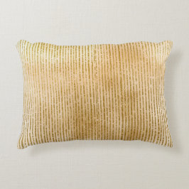 Luxe gouden strepen, modern, elegant accent kussen