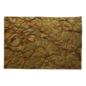 Luxe Gouden Textuur: 3D Elegantie Kussensloop (Achterkant)