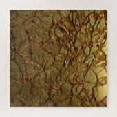 Luxe Gouden Textuur: 3D Elegantie Legpuzzel (Horizontaal)