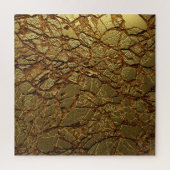 Luxe Gouden Textuur: 3D Elegantie Legpuzzel (Verticaal)