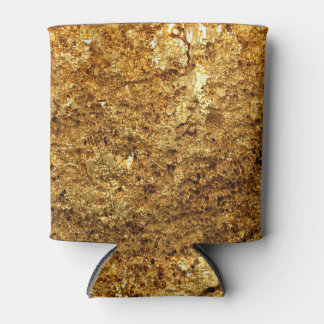 Luxe gouden textuur, 3D illustratie. Blikjeskoeler