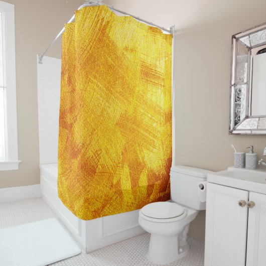Luxe gouden textuur, abstracte achtergrond. douchegordijn (In situ)