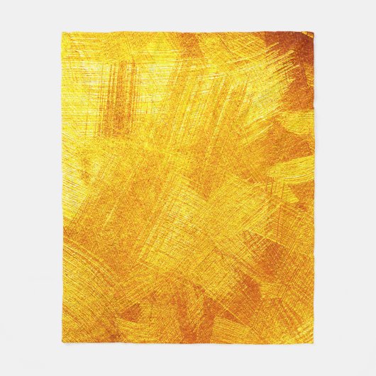 Luxe gouden textuur, abstracte achtergrond. fleece deken (Voorkant)