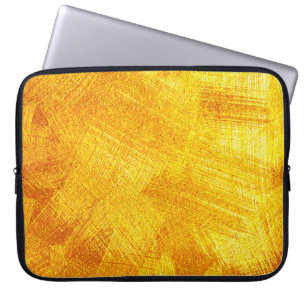 Luxe gouden textuur, abstracte achtergrond. laptop sleeve