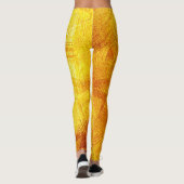 Luxe gouden textuur, abstracte achtergrond. leggings (Achterkant)