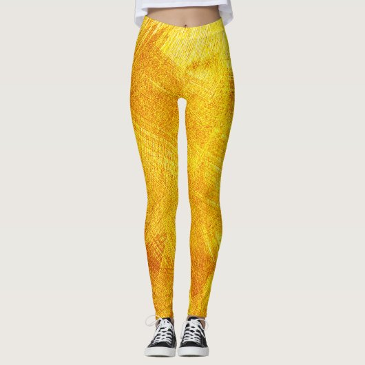 Luxe gouden textuur, abstracte achtergrond. leggings (Voorkant)