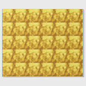 Luxe gouden textuur ontwerp cadeaupapier (Vlak)