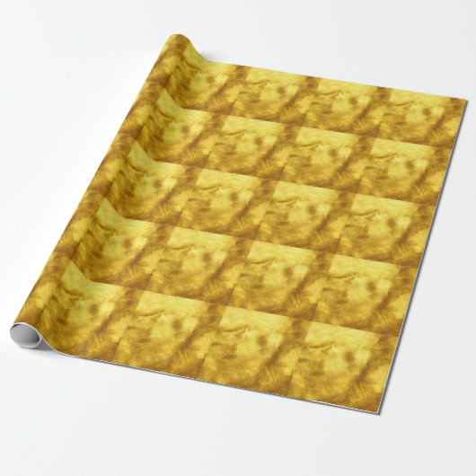 Luxe gouden textuur ontwerp cadeaupapier (Uitgerold)