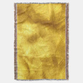Luxe gouden textuur ontwerp deken (Voorkant Verticaal)