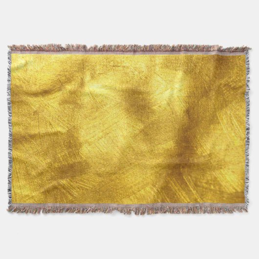 Luxe gouden textuur ontwerp deken (Voorkant)