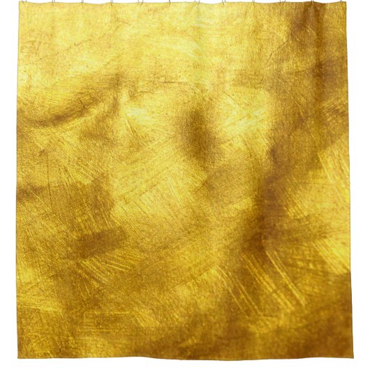 Luxe gouden textuur ontwerp douchegordijn (Voorkant)
