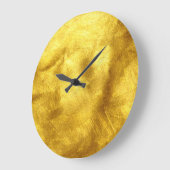 Luxe gouden textuur ontwerp grote klok (Hoek)