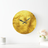 Luxe gouden textuur ontwerp grote klok (Huis)