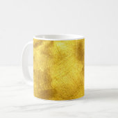 Luxe gouden textuur ontwerp koffiemok (Voorkant links)