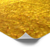 Luxe gouden textuur ontwerp poster (Hoek)