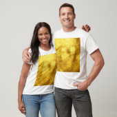 Luxe gouden textuur ontwerp t-shirt (Unisex)