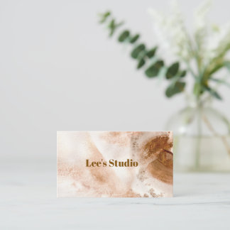 Luxe gouden visitekaartje