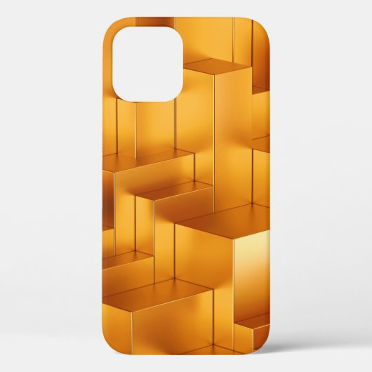 Luxe gouden vormen, geometrisch naadloos patroon Case-Mate iPhone case (Achterkant)