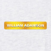 Luxe gouden waterdichte naamlabels voor kleding labels (Design 1)