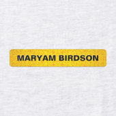 Luxe gouden waterdichte naamlabels voor kleding labels (Design 2)