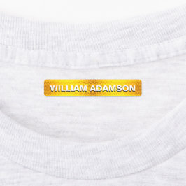 Luxe gouden waterdichte naamlabels voor kleding labels
