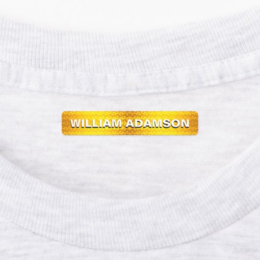 Luxe gouden waterdichte naamlabels voor kleding labels (Aangebracht)