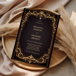 Luxe Gouden Weelderige Glans Kaart