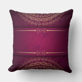 Luxe gouden wijn decoratieve kussen