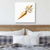 Luxe gouden wortel canvas afdruk (Insitu (Slaapkamer))