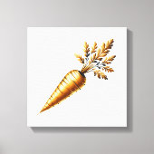 Luxe gouden wortel canvas afdruk (Voorkant)