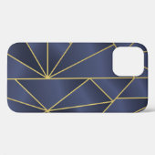 Luxe goudgeometrisch naadloos patroon Case-Mate iPhone case (Achterkant (horizontaal))