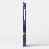 Luxe goudgeometrisch naadloos patroon Case-Mate iPhone case (Achterkant / Links)
