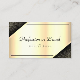 Luxe goudgradiënt Shimmer openingstijden Visitekaartje