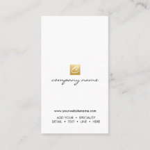 Luxe goudkalligrafie minimalistisch verticaal