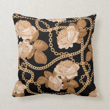 Luxe goudketens met gouden Rozen