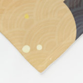 Luxe goudkleur als oosterse achtergrond. Chinees e Fleece Deken (Hoek)
