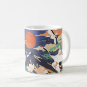 Luxe goudkleur als oosterse achtergrond. Chinees e Koffiemok (Voorkant rechts)