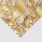 Luxe goudkleurige kunststofsamenstelling tissuepapier (Detail)