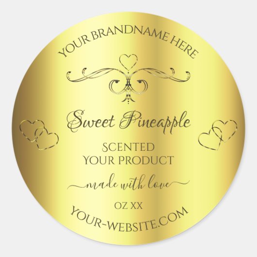 Luxe goudproducten met label grenzen (Voorkant)