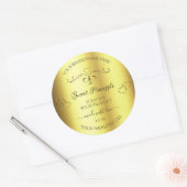 Luxe goudproducten met label grenzen (Envelop)