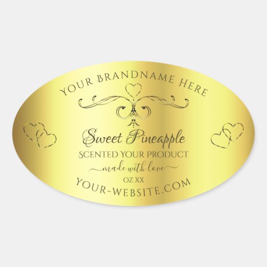 Luxe goudproducten met label  grenzen (Voorkant)