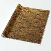 Luxe goudtextuur. cadeaupapier (Uitgerold)