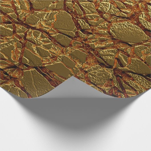 Luxe goudtextuur. cadeaupapier (Hoek)