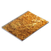 Luxe goudtextuur. notitieboek (Linkerzijde)