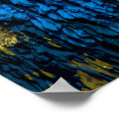Luxe goudtextuur. poster (Hoek)