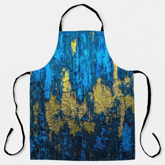 Luxe goudtextuur. schort (Voorkant)